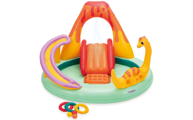 Funsicle 6 Foot Volcanic Valley Inflatable Playcenter Funsicle 6 Foot Volcanic Valley Inflatable Playcenter