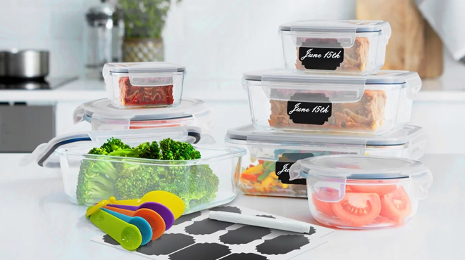 GPED 24 Piece Food Storage Containers GPED 24 Piece Food Storage Containers