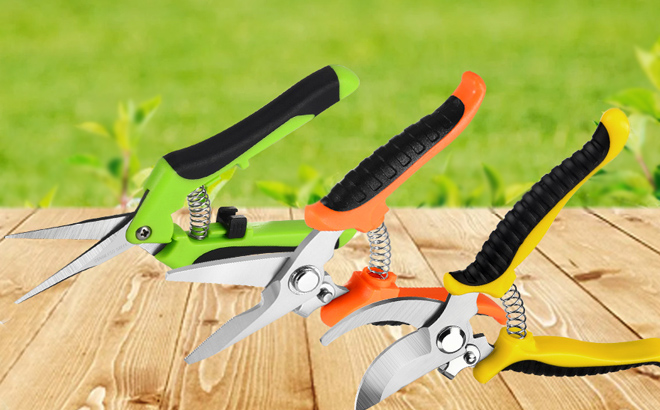 Garden Pruning Shears 3 Pack Garden Pruning Shears 3 Pack