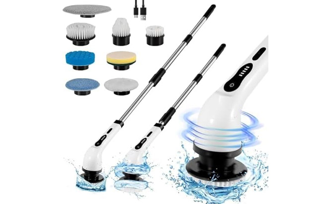 Haruisen Electric Spin Scrubber on a White Background