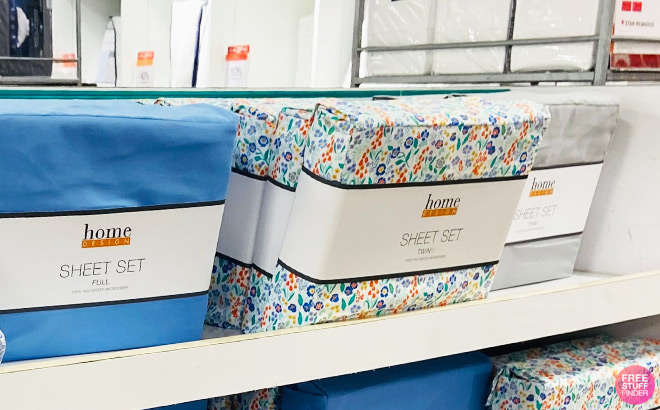 Home Design 3 Piece Microfiber Sheet Set