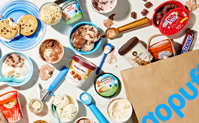 Ice Cream Brands Available at GoPuff