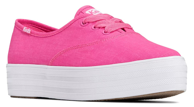 Keds Point Linen Lace Up