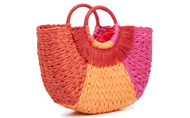 Kelly Katie Ring Straw Tote Kelly Katie Ring Straw Tote