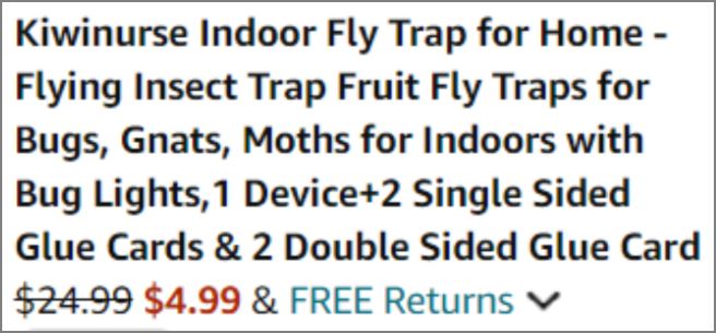 Kiwinurse Plug in Flying Insect Trap checkout page