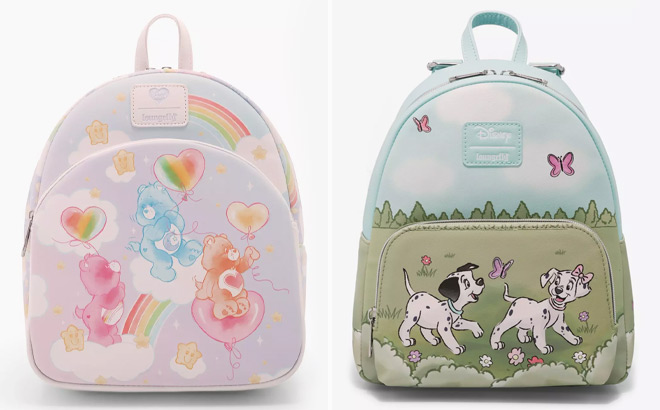 Loungefly Care Bears Balloons Mini Backpack