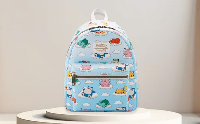Loungefly Pokemon Sleeping Characters Mini Backpack