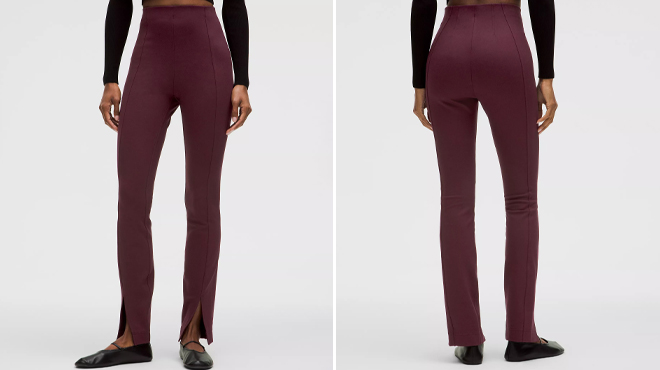 Lululemon Stretch Knit High Rise Pull On Pants