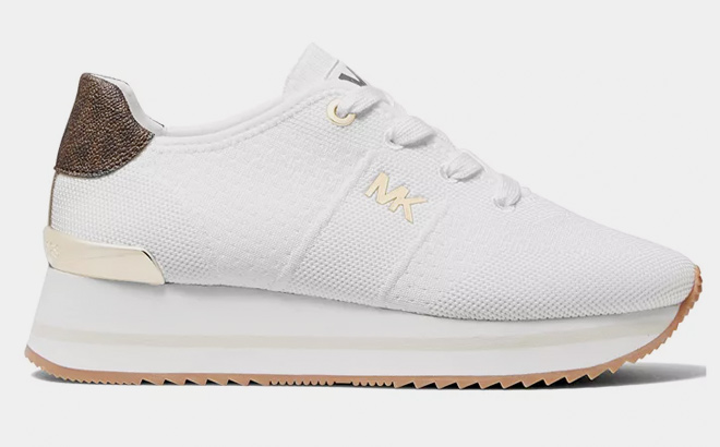 MICHAEL KORS Womens Monique Knit Trainer Lace Up Running Sneakers MICHAEL KORS Womens Monique Knit Trainer Lace Up Running Sneakers