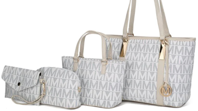 MKF Signature 4 Piece Handbag Set MKF Signature 4 Piece Handbag Set