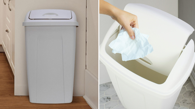 Mainstays 13 Gallon Trash Can