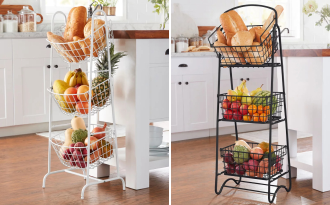 Members Mark 3 Tiered Basket Stand Members Mark 3 Tiered Basket Stand