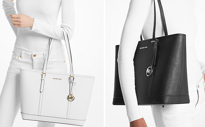 Michael Kors Jet Set Travel Large Saffiano Leather Tote Bag Michael Kors Jet Set Travel Large Saffiano Leather Tote Bag