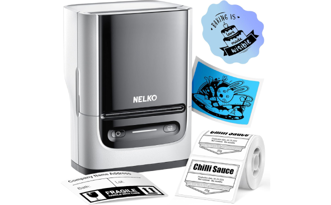 Nelko Label Maker Machine with Tape