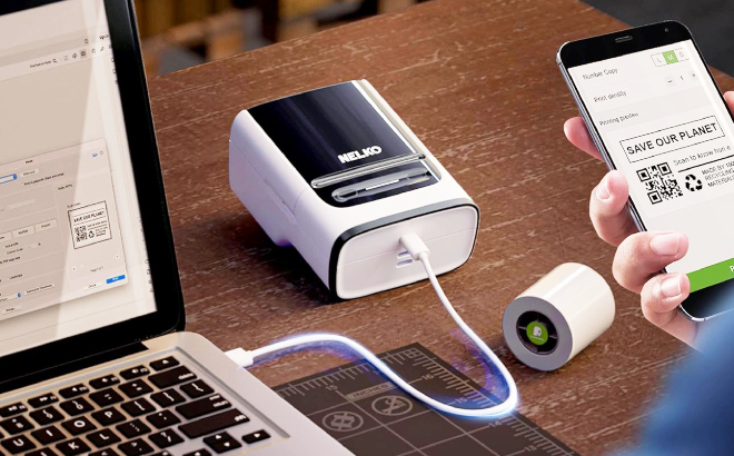 Nelko Label Maker Machine