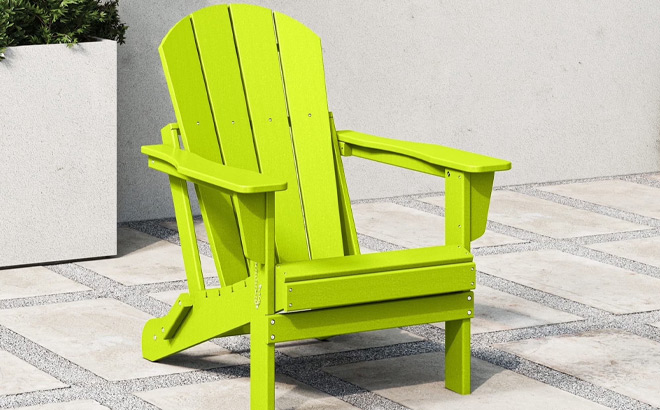 Outdoor Folding Adirondack Deck Chair Outdoor Folding Adirondack Deck Chair