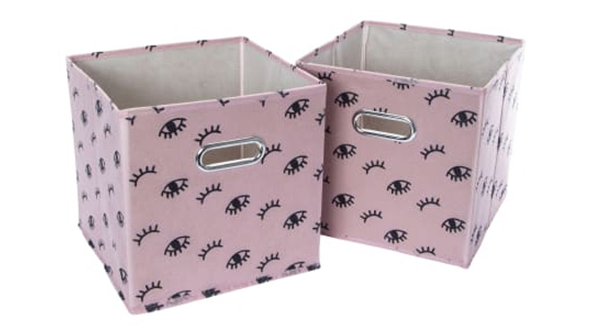 Printed Collapsible Bins 2 Count