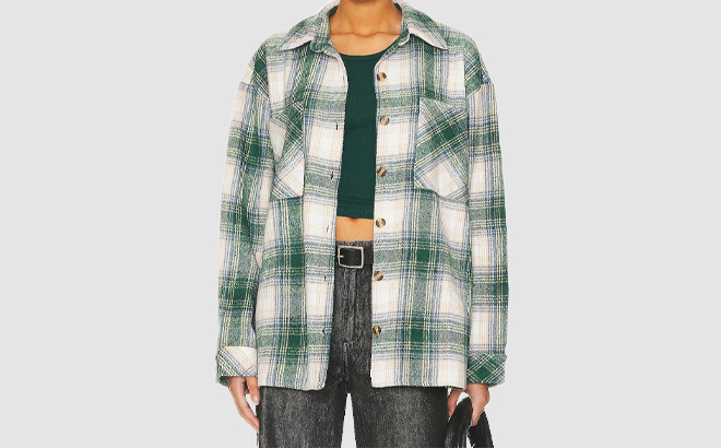 Revolve Womens Jordayn Oversized Shacket