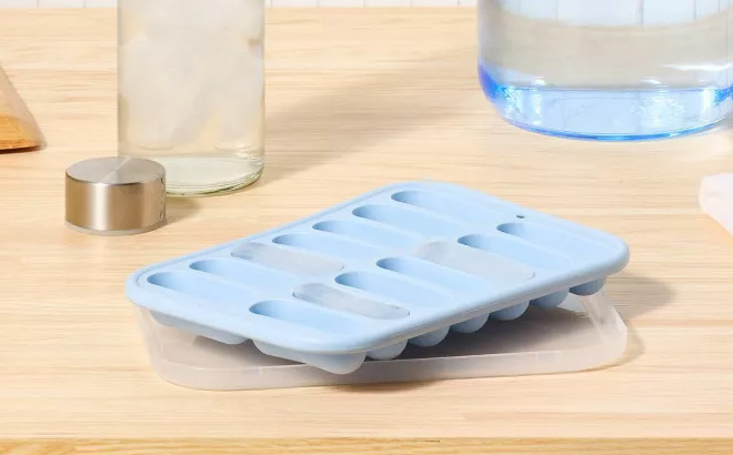 Room Essentials Silicone Water Bottle Ice Tray with Lid