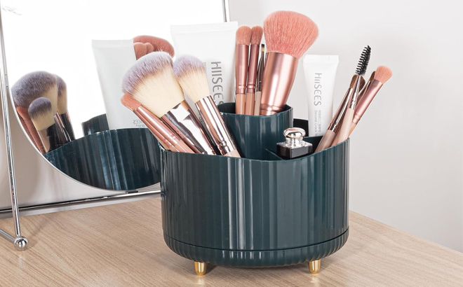 Rotating Makeup Brush Organizer 1