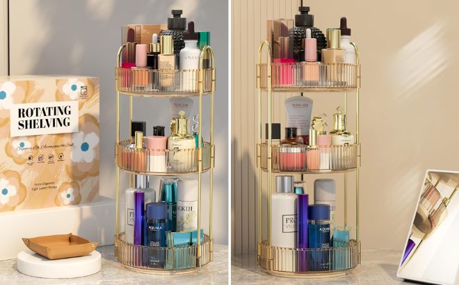 Rotating Makeup Organizer 1 Rotating Makeup Organizer 1