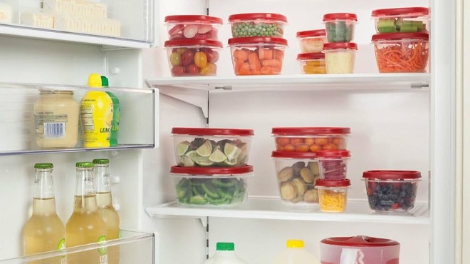 Rubbermaid 34 Piece Plastic Food Storage Container Set