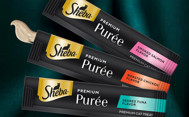 Sheba Premium Puree Treats