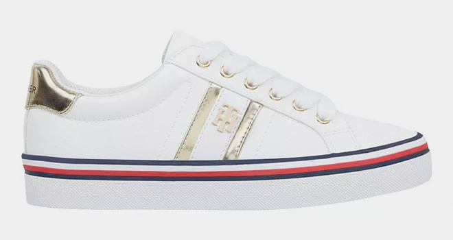 TOMMY HILFIGER Womens Fentii Lace up Sneakers TOMMY HILFIGER Womens Fentii Lace up Sneakers