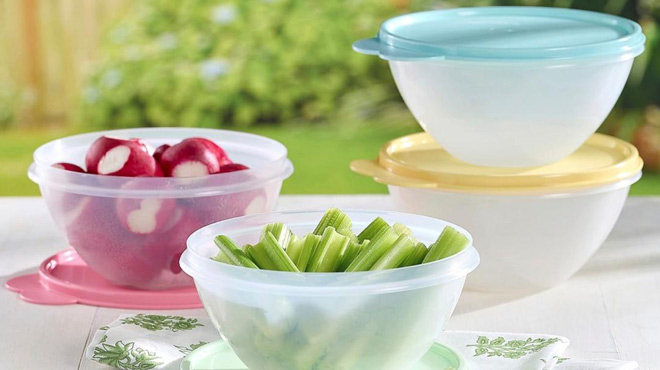 Tupperware 8 Piece Wonderlier Collection Bowl Set