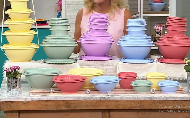 Tupperware Heritage 16 Piece Bowl Set Tupperware Heritage 16 Piece Bowl Set