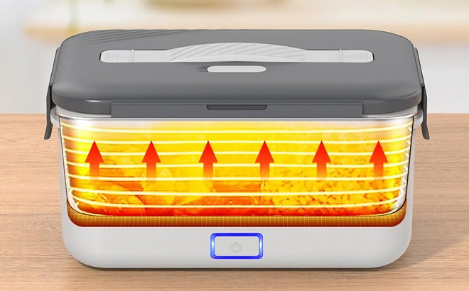 Vabaso Electric Lunch Box on a Table