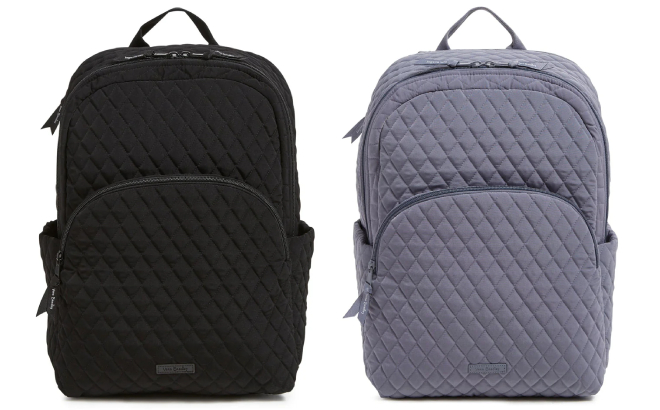 Vera Bradley Outlet Microfiber Essential Large Backpacks Vera Bradley Outlet Microfiber Essential Large Backpacks