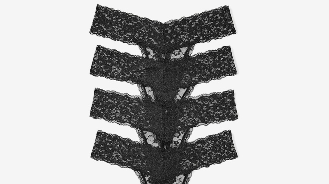 Victorias Secret Lace Thong Panty 4 Pack Victorias Secret Lace Thong Panty 4 Pack