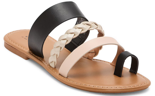 a n a Womens Multi Band Flat Sandals