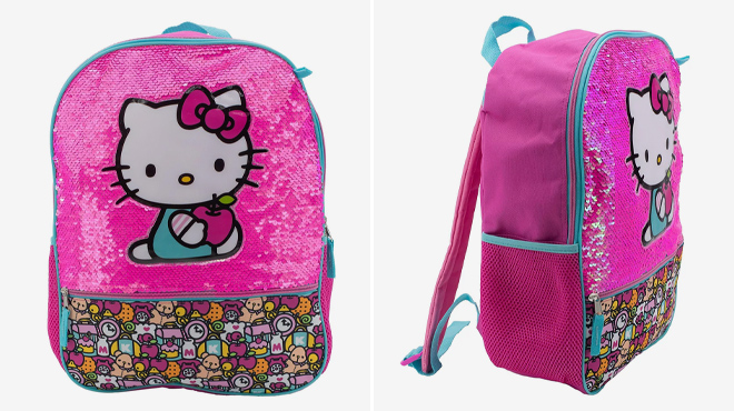 2 Hello Kitty Kids 5 Piece Backpack Set 2 Hello Kitty Kids 5 Piece Backpack Set