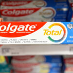 A Person Holding Colgate Total Whitening Toothpaste