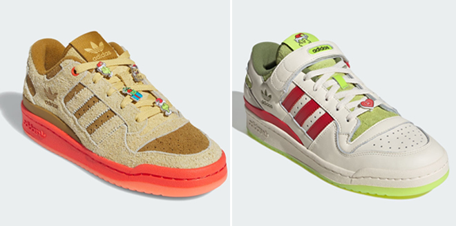 Adidas Originals Forum Low x The Grinch Boys Grade School Shoes