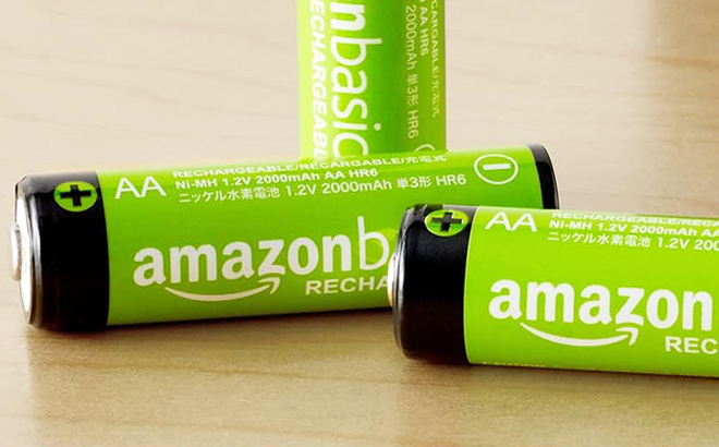 Amazon Basics Rechargeable AA Batteries Amazon Basics Rechargeable AA Batteries