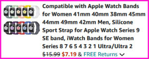 Apple Watch Bands Checkout Screen Apple Watch Bands Checkout Screen