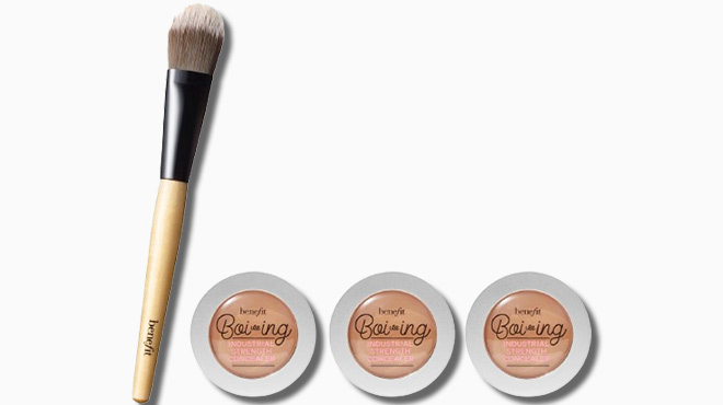 Benefit Cosmetics Concealer and Brush 4 piece Set Benefit Cosmetics Concealer and Brush 4 piece Set