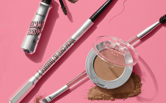 Benefit Cosmetics Goof Proof Brow Powder and Brush Set
