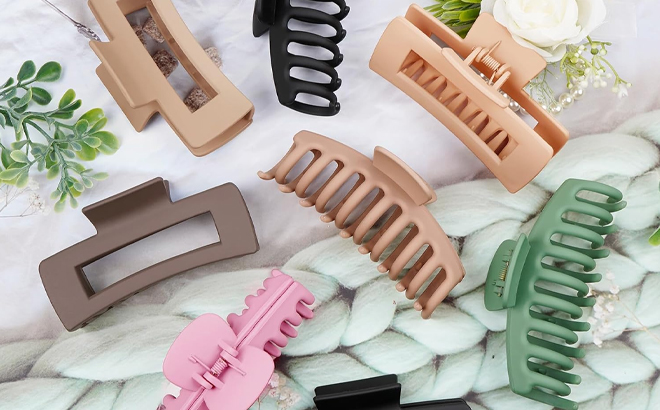 Big Hair Claw Clips 8 Pack Big Hair Claw Clips 8 Pack