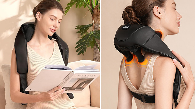 Boriwat Shiatsu Neck and Shoulder Massager with Heat Boriwat Shiatsu Neck and Shoulder Massager with Heat