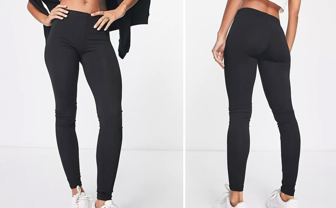 Brave Soul South High Waist Leggings in Black Brave Soul South High Waist Leggings in Black