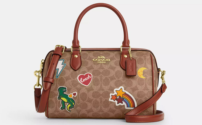 Coach Outlet Rowan Satchel Bag In Signature Canvas Coach Outlet Rowan Satchel Bag In Signature Canvas