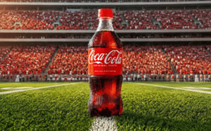 Coca Cola Bottle on the Grass