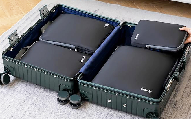 Compression Packing Cubes 4 Piece Set Compression Packing Cubes 4 Piece Set