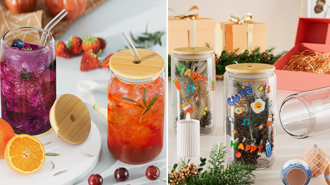 Finew 8 Pack Drinking Glass Finew 8 Pack Drinking Glass 2