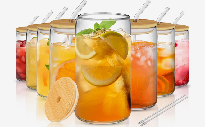 Finew 8 Pack Drinking Glass Finew 8 Pack Drinking Glass