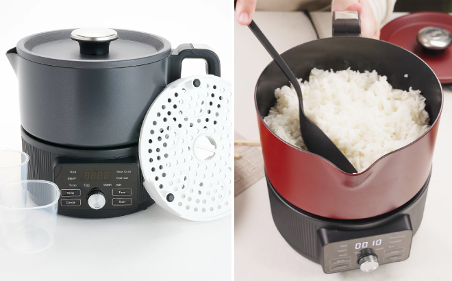 GreenPan 6 Cup Nonstick 10 in 1 Digital Electric Cooker GreenPan 6 Cup Nonstick 10 in 1 Digital Electric Cooker